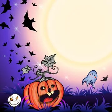 Halloween Party Background Stock Illustration