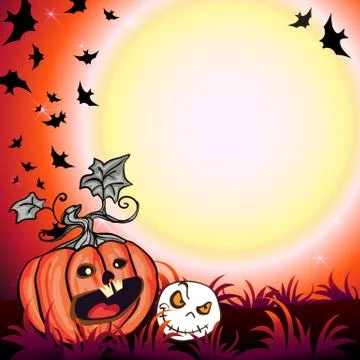 Halloween Party Background Stock Illustration