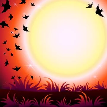 Halloween Party Background Stock Illustration