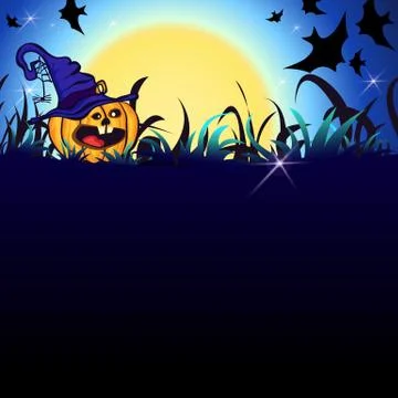Halloween Party Background Stock Illustration