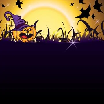 Halloween Party Background Stock Illustration