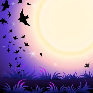 Halloween Party Background Stock Illustration