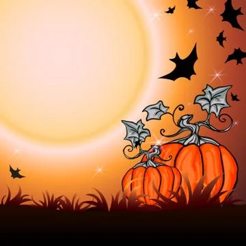 Halloween Party Background Stock Illustration
