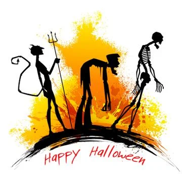 Halloween Party Illustrazione stock