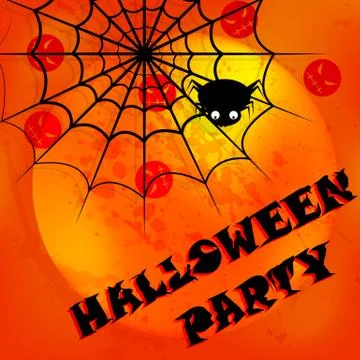 Halloween party Stock Illustration