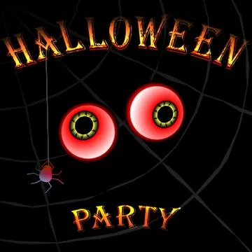Halloween party Illustrazione stock