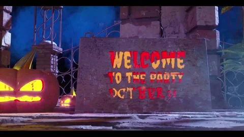 Halloween Party Invitation Stock After Effects