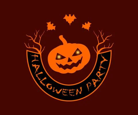 Halloween party vector 2021 Stock Illustration