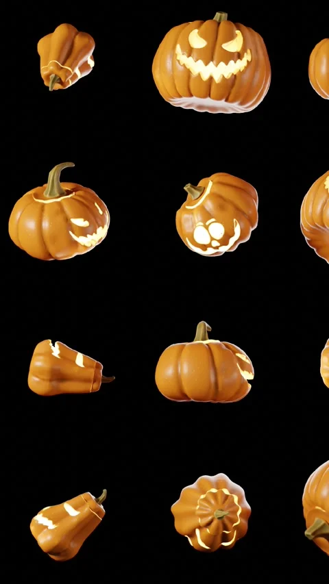 Halloween pattern background	 Stock Footage 285220688