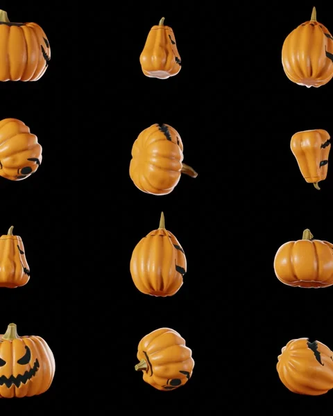 Halloween pattern Video stock 285222685