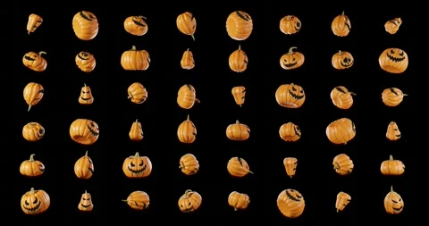 Halloween pattern Video stock 285222730