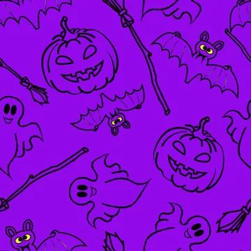 Halloween pattern Stock Illustration
