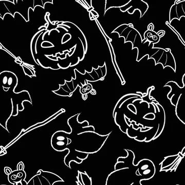 Halloween pattern Stock Illustration