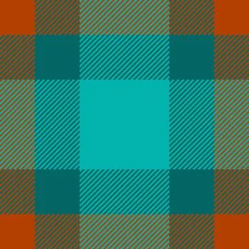 Halloween pattern seamless vector, american tartan textile check. Tableclot.. Stock Illustration