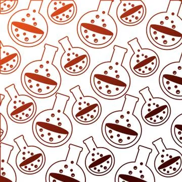 Halloween poison icon pattern Stock Illustration
