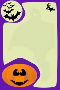Halloween Poster. Stock Illustration