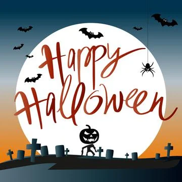 Halloween poster Stock Illustration