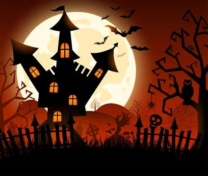 Halloween Poster Stock Illustration