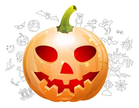 Halloween Poster Stock Illustration