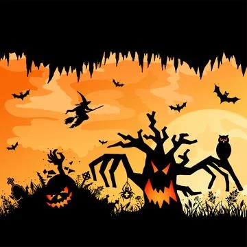 Halloween Poster Stock Illustration