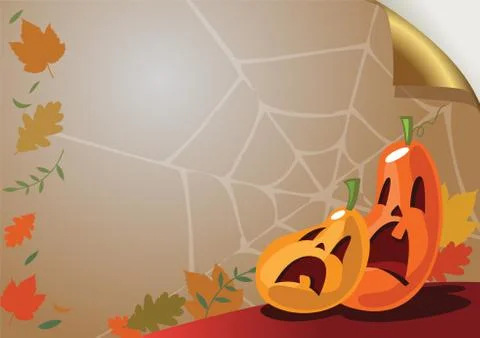 Halloween Poster. Vector illustration. Stock Illustration