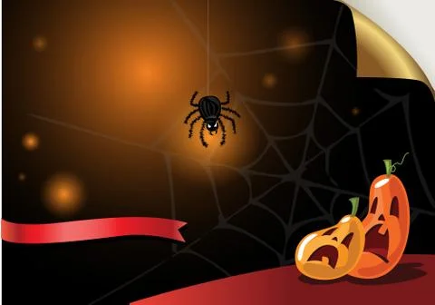 Halloween Poster. Vector illustration. Stock Illustration