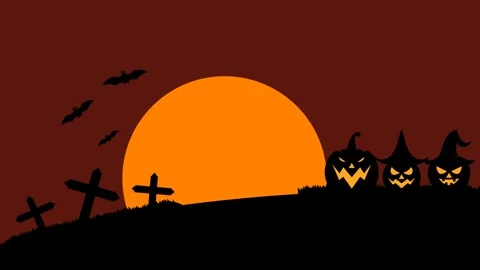 Halloween pumpkin animated 库存影片 332691733