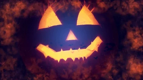 Halloween pumpkin background Stock Footage 115317197