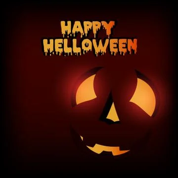 Halloween pumpkin background Stock Illustration