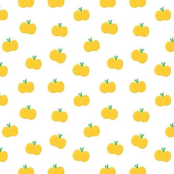 Halloween pumpkin background pattern for invitations, designs, textiles. 스톡 일러스트