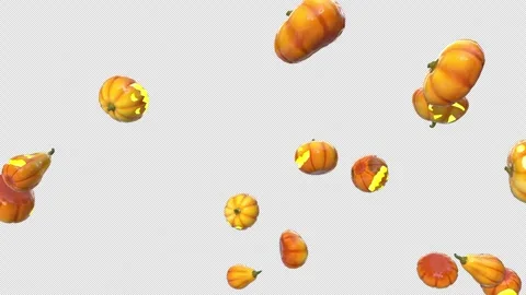 Halloween Pumpkin Blast off Vídeo Stock 317015625