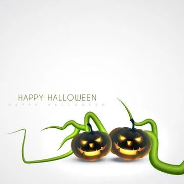 Halloween pumpkin design Illustrazione stock