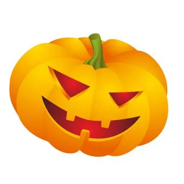 Halloween pumpkin face Stock Illustration