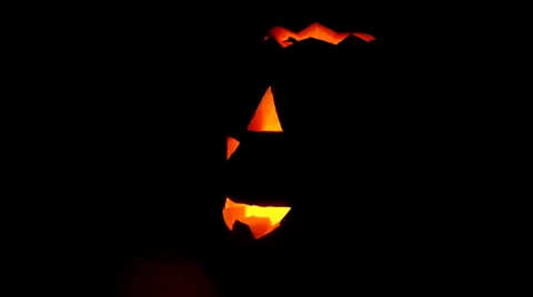 Halloween pumpkin Stock Footage 32258392