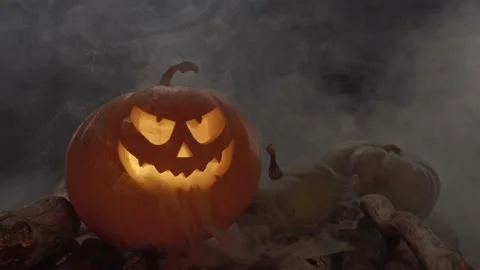 Halloween Pumpkin Stock Footage 163901769