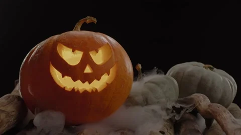 Halloween Pumpkin Stock Footage 163901777