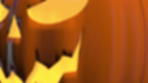 Halloween Pumpkin Stock Footage 206373099