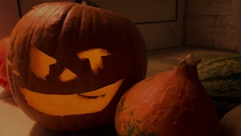Halloween pumpkin Stock Footage 220504111