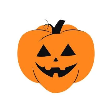 Halloween pumpkin icon Stock Illustration
