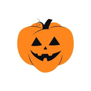 Halloween pumpkin icon Stock Illustration