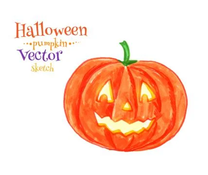 Halloween pumpkin Stock Illustration