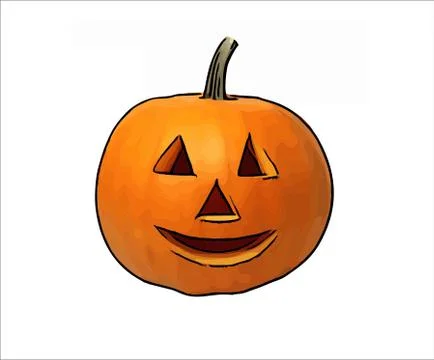 Halloween pumpkin Stock Illustration