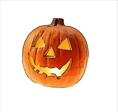 Halloween pumpkin Stock Illustration