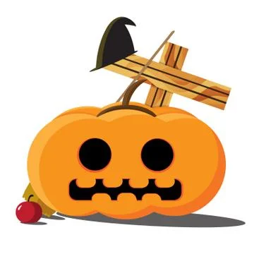 Halloween pumpkin Stock Illustration