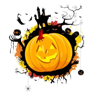Halloween pumpkin Stock Illustration