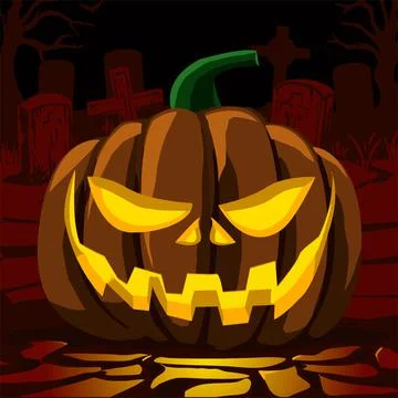 Halloween pumpkin Stock Illustration