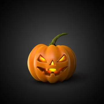 Halloween Pumpkin Jack Lantern. Stock Illustration