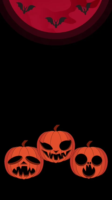 Halloween pumpkin jumping vertical Stock-Footage 314490249