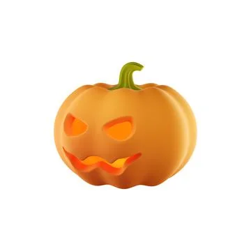 Halloween pumpkin with lighting inside Stock Illustration