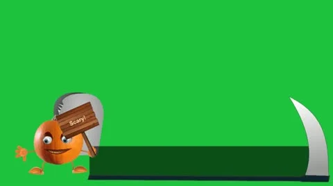 Halloween Pumpkin Lower Thirds (Version 2) Video stock 12394903